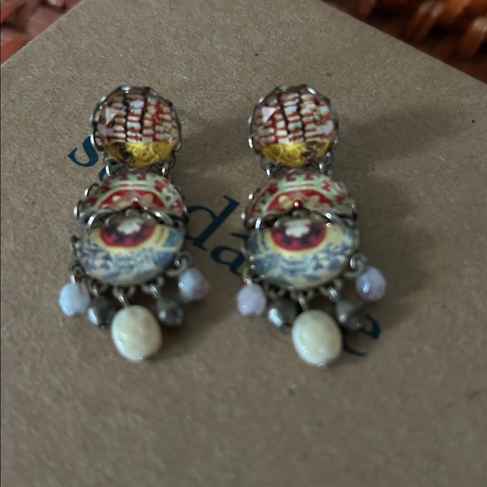 Colorful Artistic Dangle Earrings